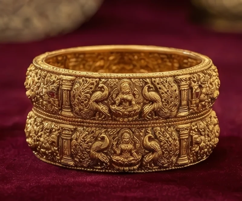 Temple Architecture Bangles